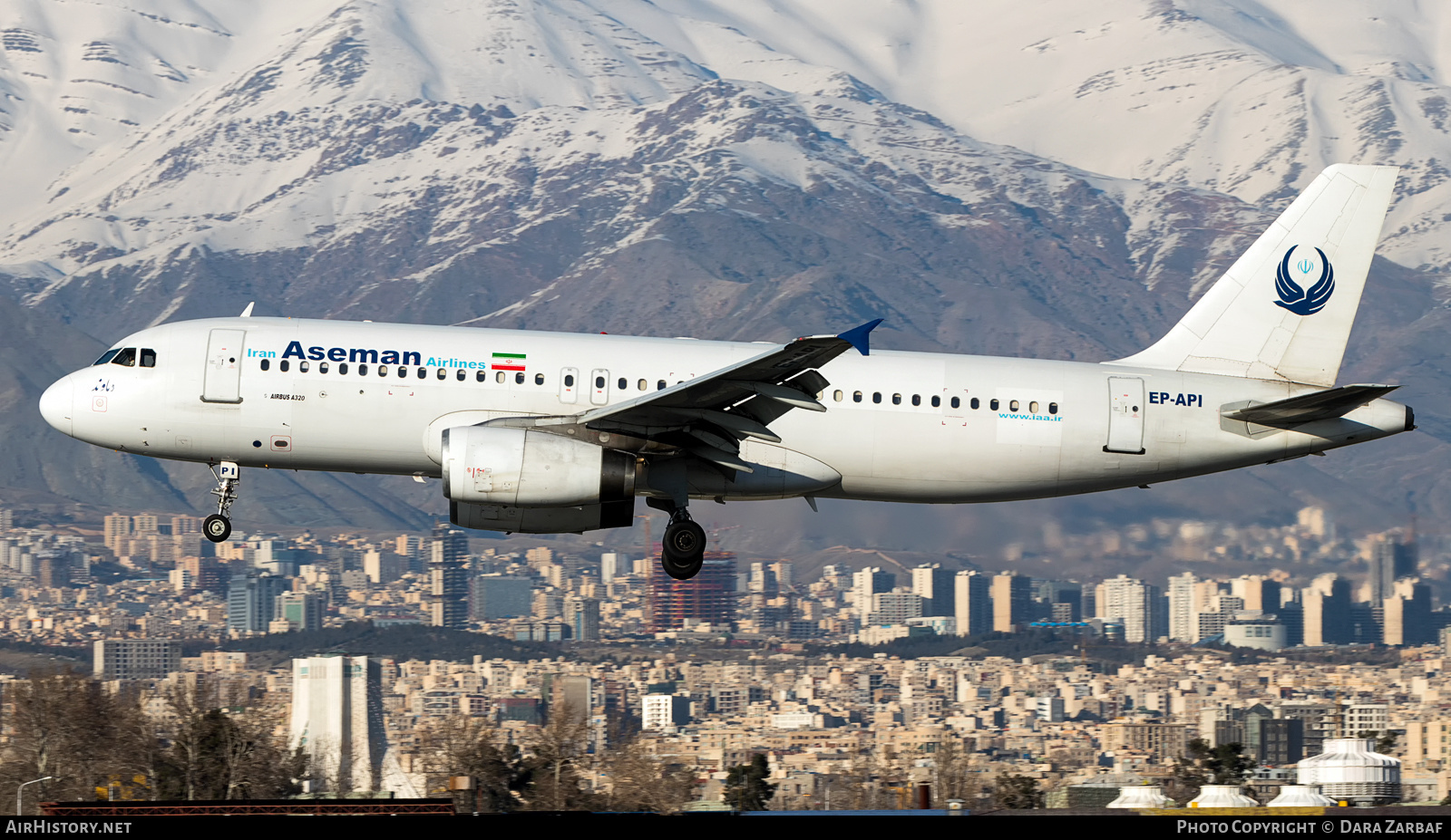 Aircraft Photo of EP-API | Airbus A320-231 | Iran Aseman Airlines | AirHistory.net #394695
