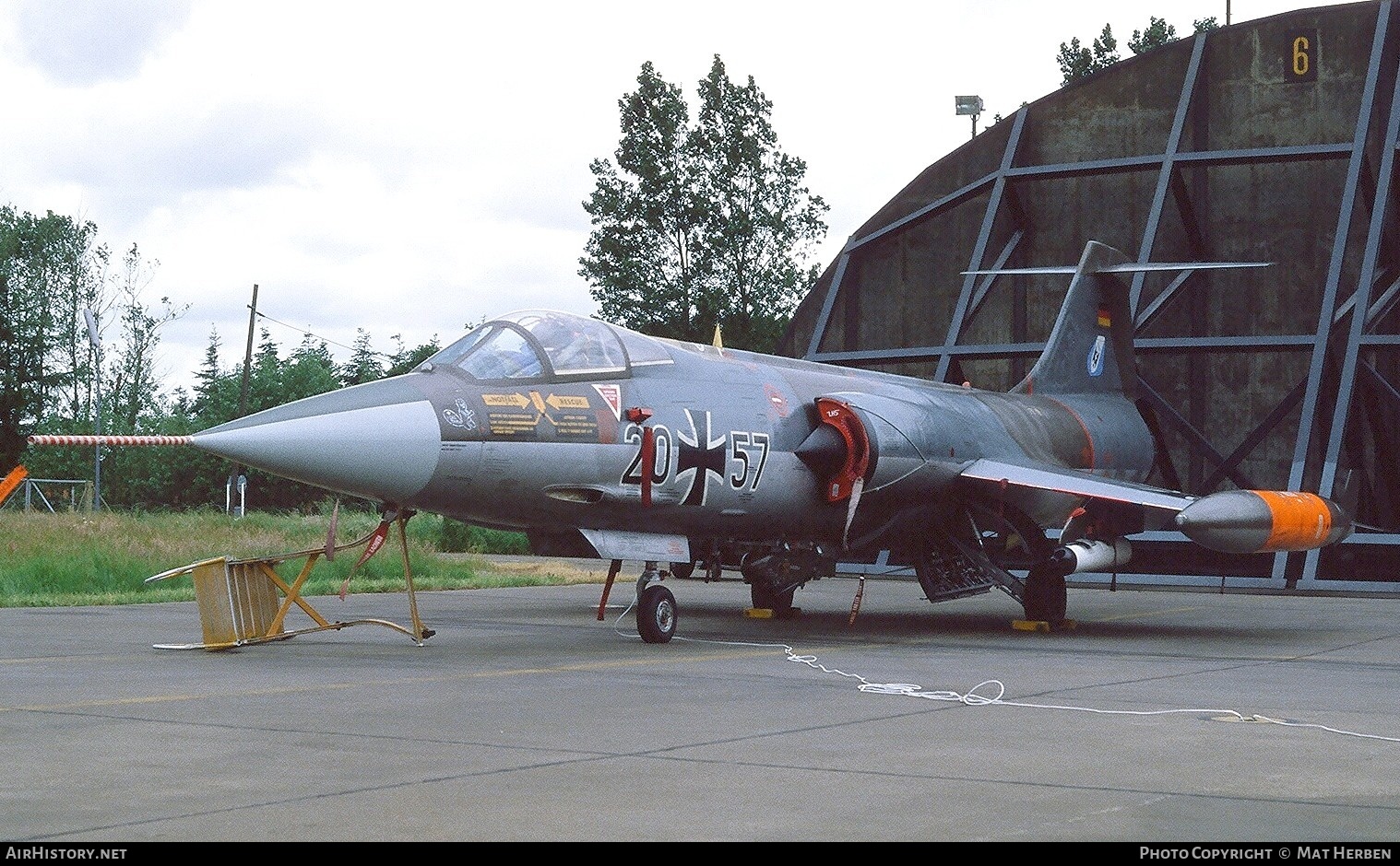 Aircraft Photo of 2057 | Lockheed F-104G Starfighter | Germany - Air Force | AirHistory.net #394744