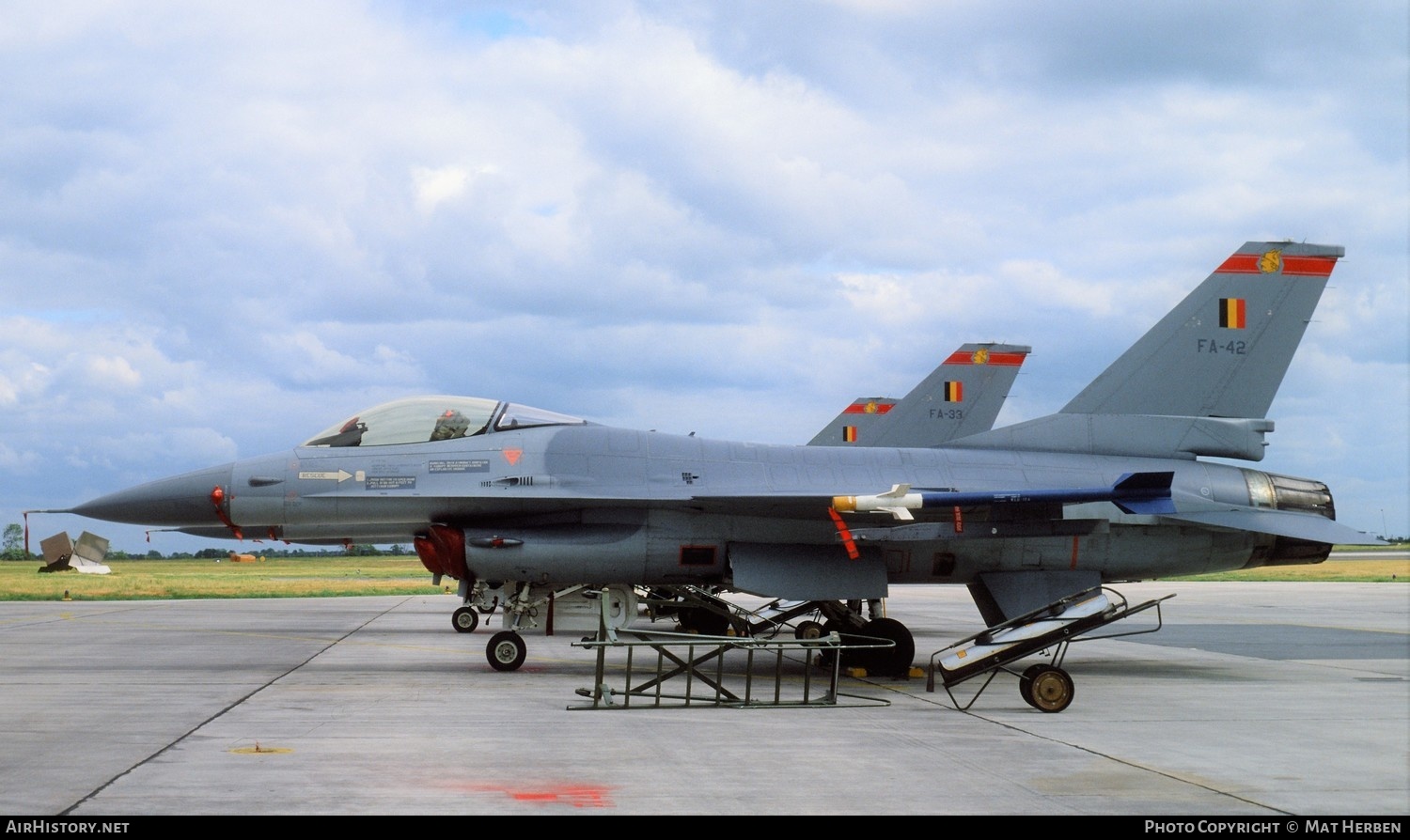 Aircraft Photo of FA-42 | General Dynamics F-16A Fighting Falcon | Belgium - Air Force | AirHistory.net #394745
