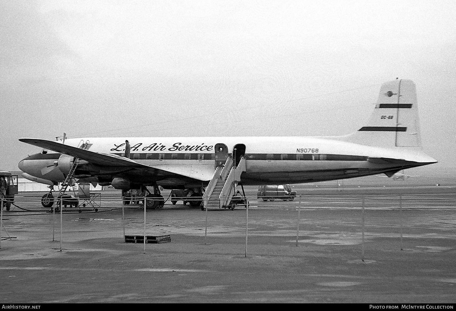 Aircraft Photo of N90768 | Douglas DC-6B | L.A. Air Service - Los Angeles Air Service | AirHistory.net #394756