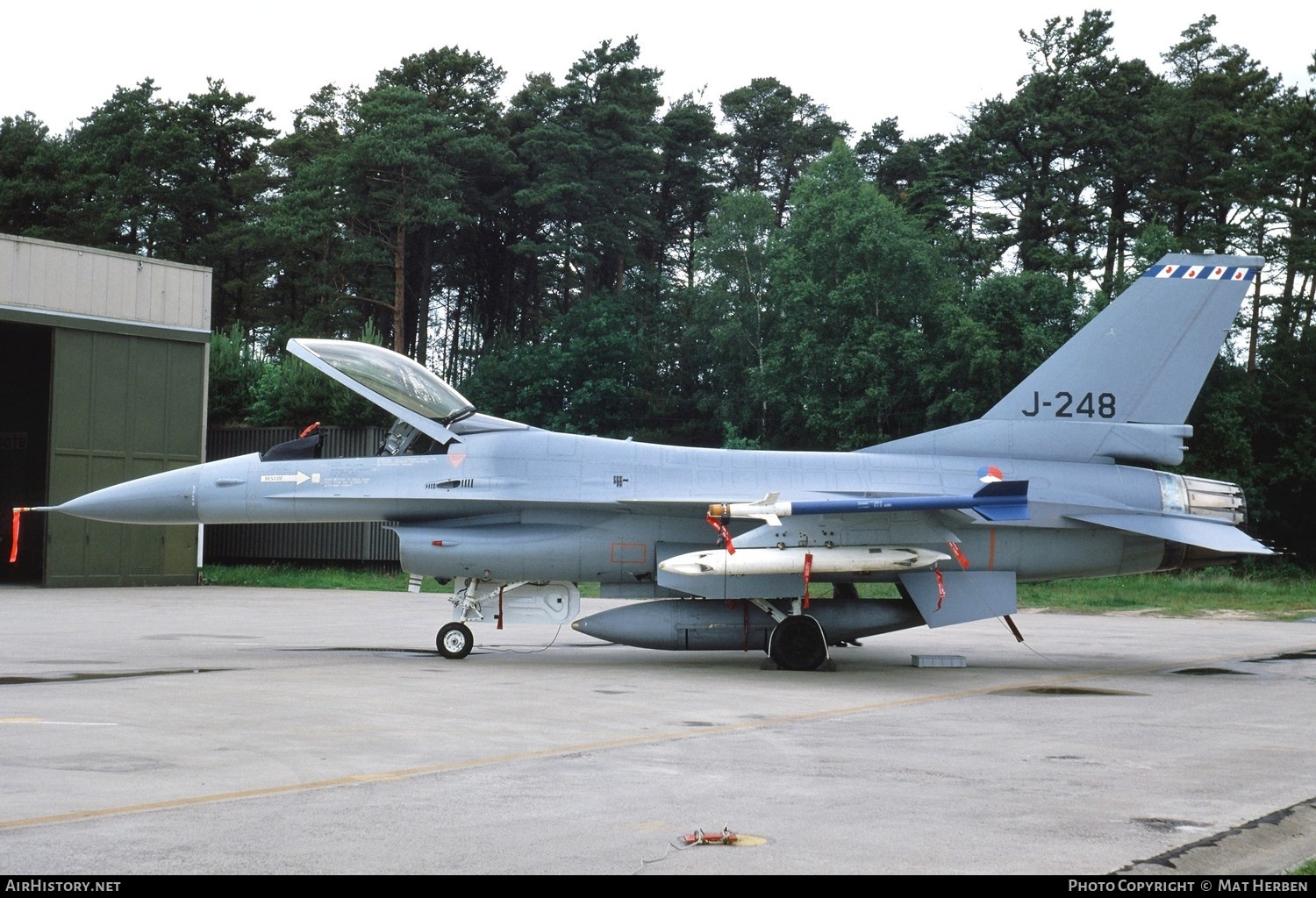 Aircraft Photo of J-248 | General Dynamics F-16A Fighting Falcon | Netherlands - Air Force | AirHistory.net #394783