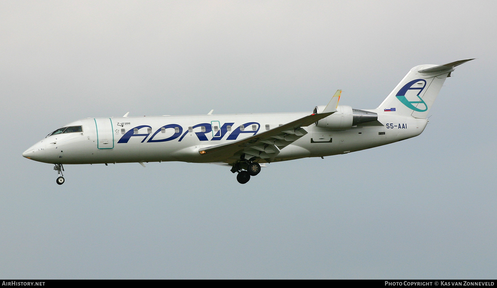 Aircraft Photo of S5-AAI | Bombardier CRJ-200LR (CL-600-2B19) | Adria Airways | AirHistory.net #394786