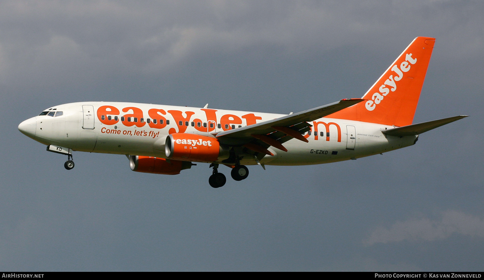 Aircraft Photo of G-EZKD | Boeing 737-73V | EasyJet | AirHistory.net #394794