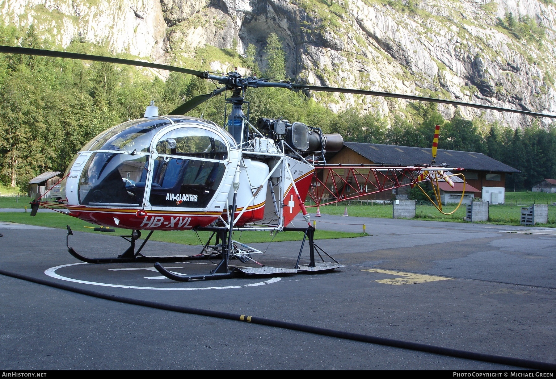 Aircraft Photo of HB-XVL | Aerospatiale SA-315B Lama | Air Glaciers | AirHistory.net #394825