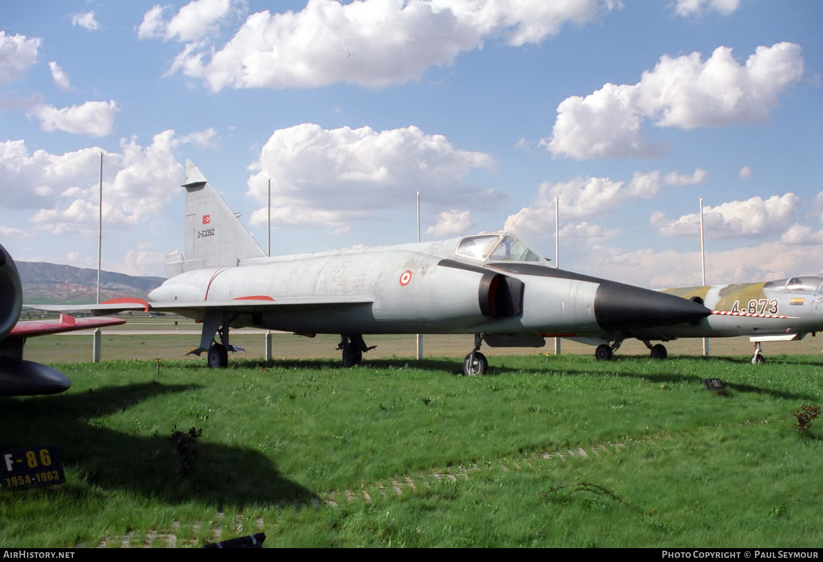 Aircraft Photo of 55-3392 / 0-53392 | Convair F-102A Delta Dagger | Turkey - Air Force | AirHistory.net #394879