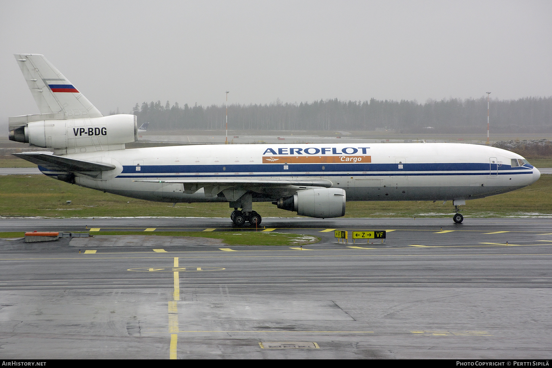 Aircraft Photo of VP-BDG | McDonnell Douglas DC-10-40(F) | Aeroflot - Russian Airlines Cargo | AirHistory.net #394934