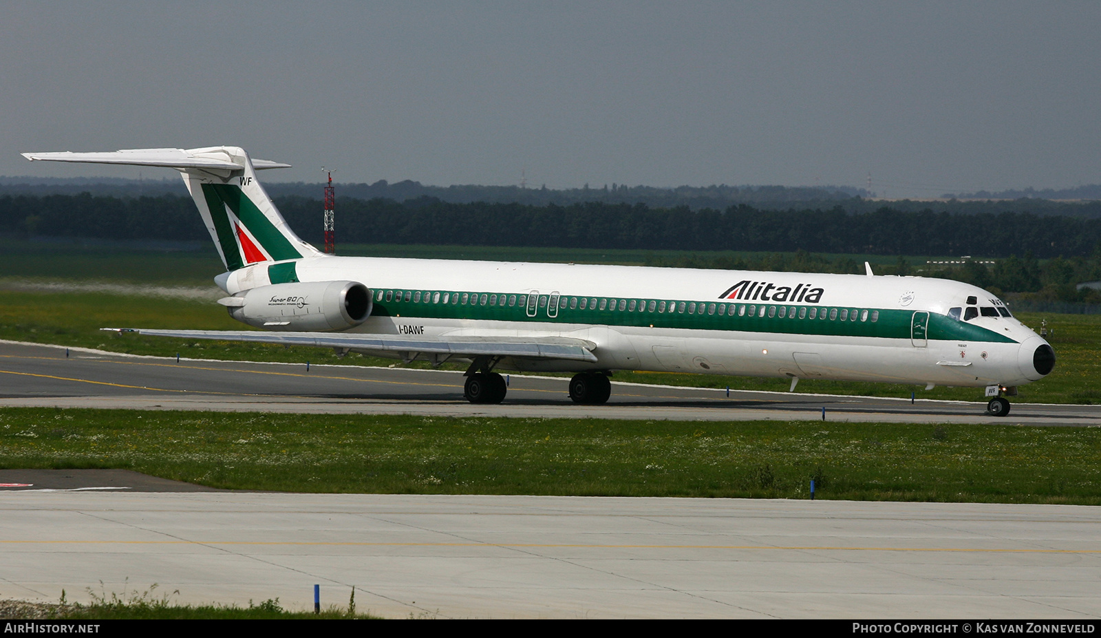 Aircraft Photo of I-DAWF | McDonnell Douglas MD-82 (DC-9-82) | Alitalia | AirHistory.net #394959