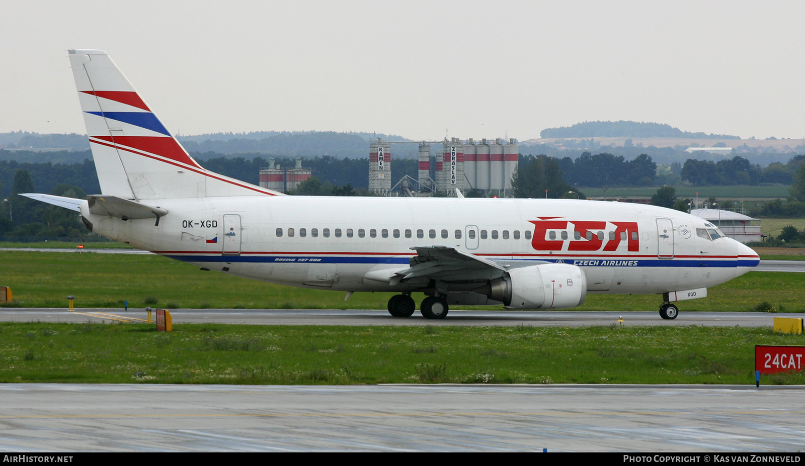 Aircraft Photo of OK-XGD | Boeing 737-55S | ČSA - Czech Airlines | AirHistory.net #394967