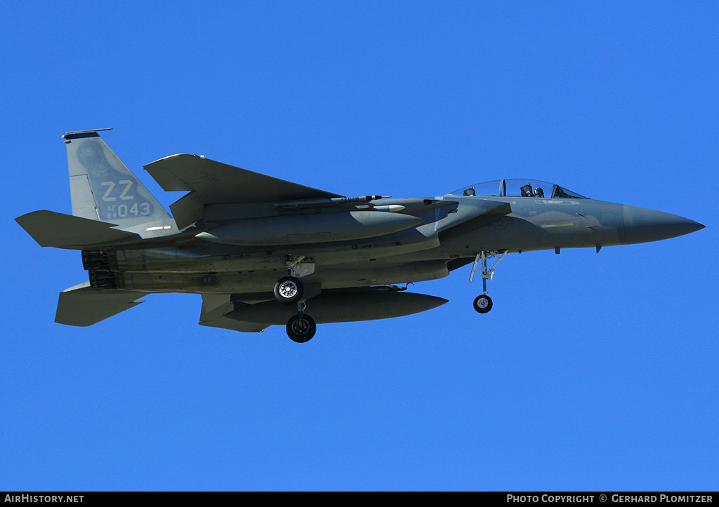 Aircraft Photo of 84-0043 | McDonnell Douglas F-15D Eagle | USA - Air Force | AirHistory.net #394974