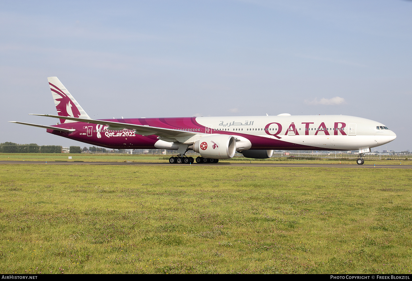 Aircraft Photo of A7-BEC | Boeing 777-3DZ/ER | Qatar Airways | AirHistory.net #394989