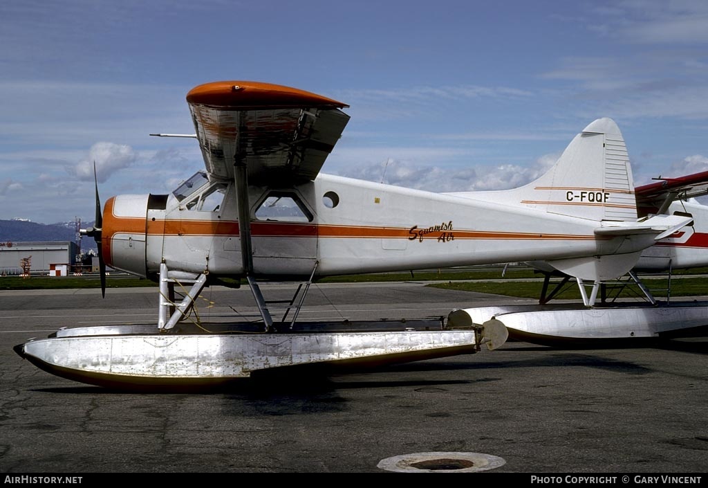 Aircraft Photo of CF-QQF | De Havilland Canada DHC-2 Beaver Mk.1 | Squamish Air | AirHistory.net #395004