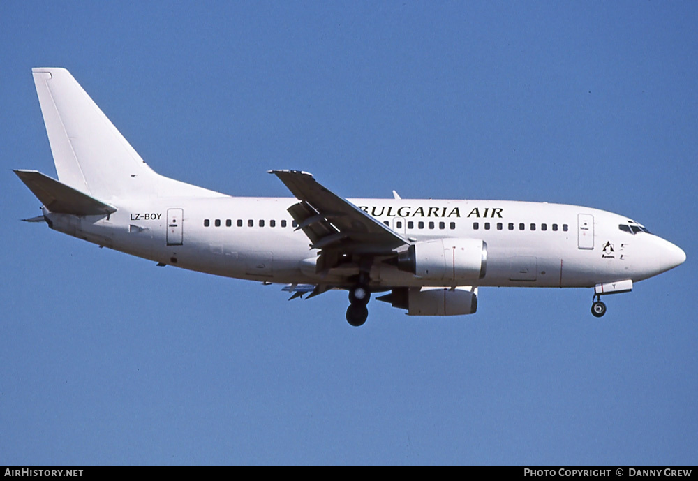 Aircraft Photo of LZ-BOY | Boeing 737-53A | Bulgaria Air | AirHistory.net #395006