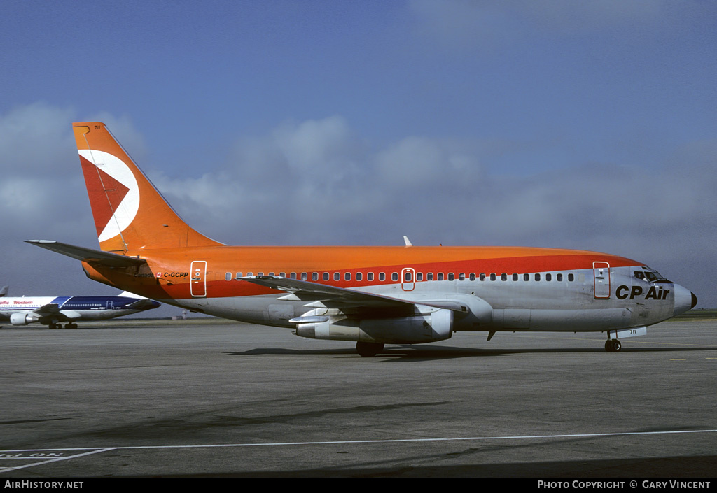 Aircraft Photo of C-GCPP | Boeing 737-217/Adv | CP Air | AirHistory.net #395018