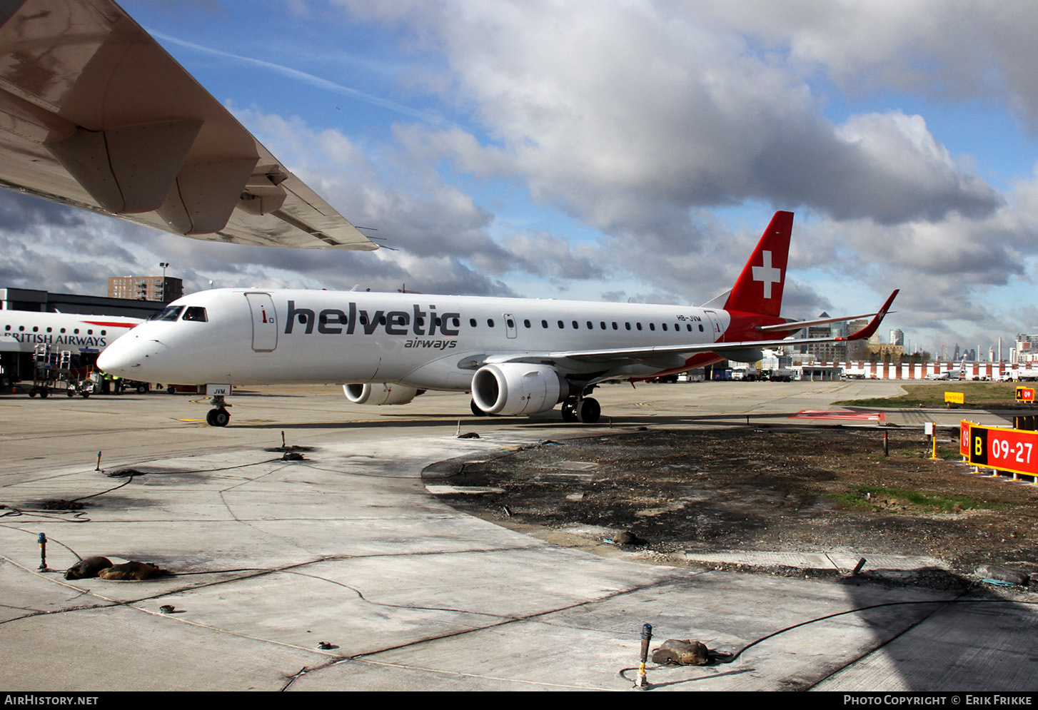 Aircraft Photo of HB-JVM | Embraer 190LR (ERJ-190-100LR) | Helvetic Airways | AirHistory.net #395038