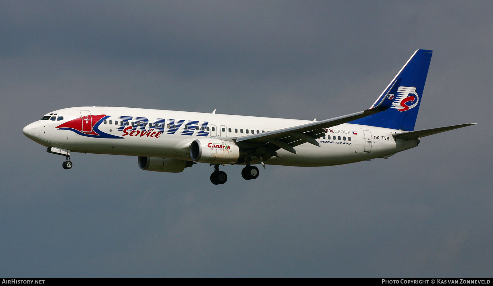 Aircraft Photo of OK-TVB | Boeing 737-8CX | Travel Service | AirHistory.net #395056