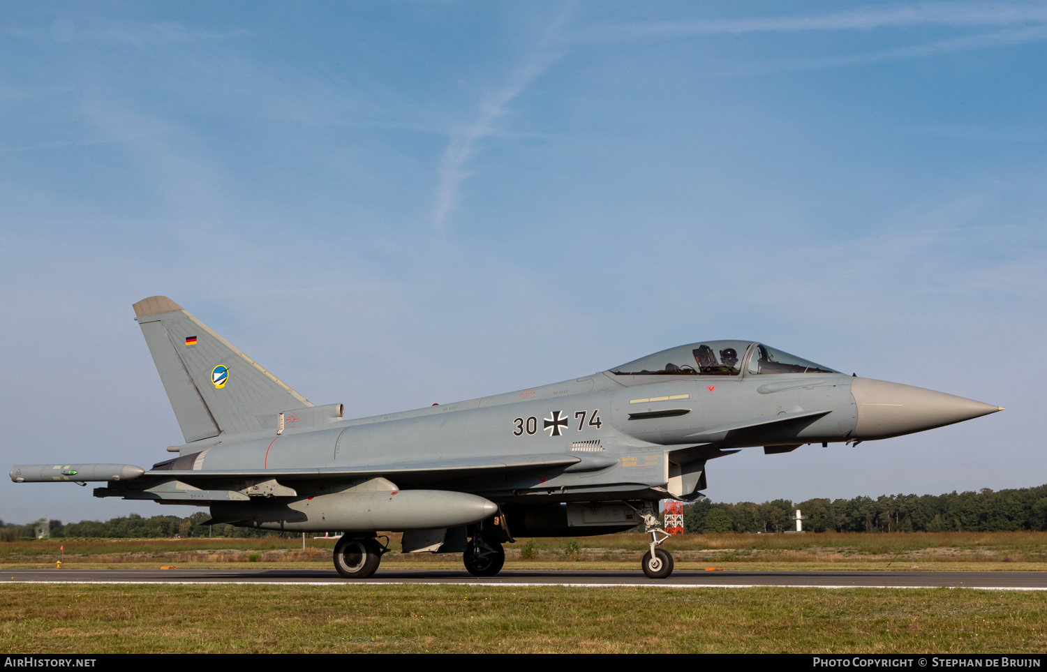 Aircraft Photo of 3074 | Eurofighter EF-2000 Typhoon S | Germany - Air Force | AirHistory.net #395070