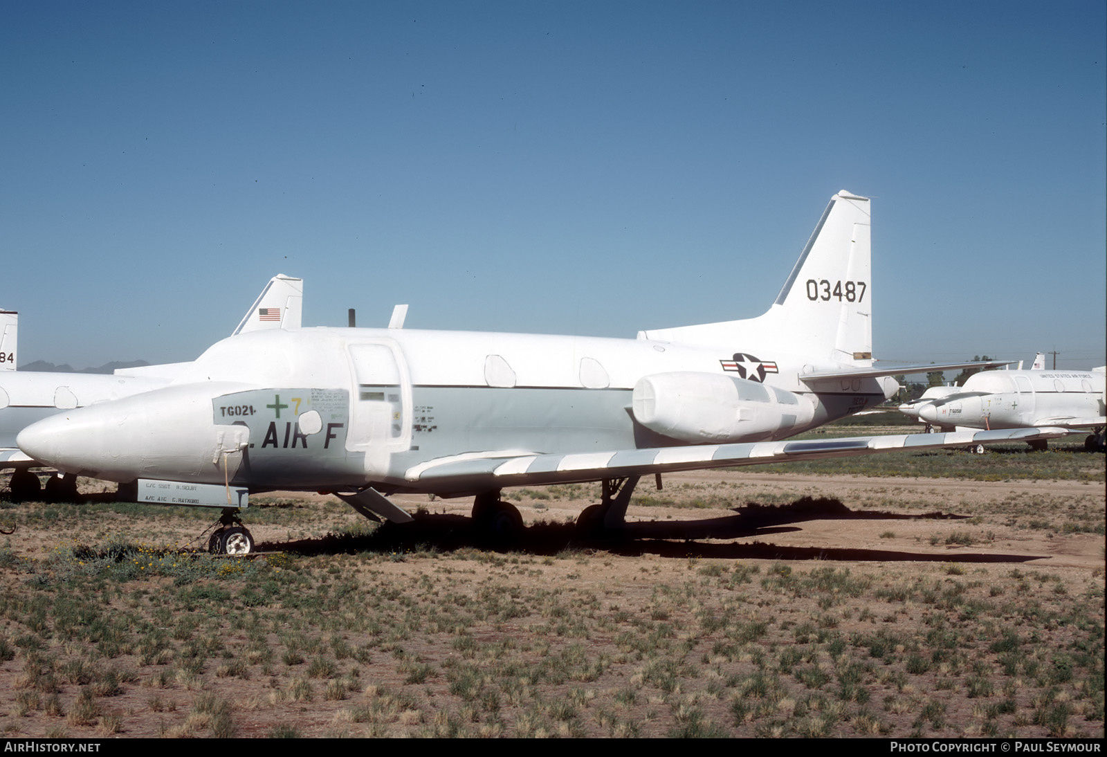 Aircraft Photo of 60-3487 / 03487 | North American CT-39A | USA - Air Force | AirHistory.net #395116