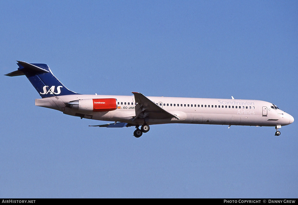 Aircraft Photo of EC-JRR | McDonnell Douglas MD-87 (DC-9-87) | Scandinavian Airlines - SAS | AirHistory.net #395117