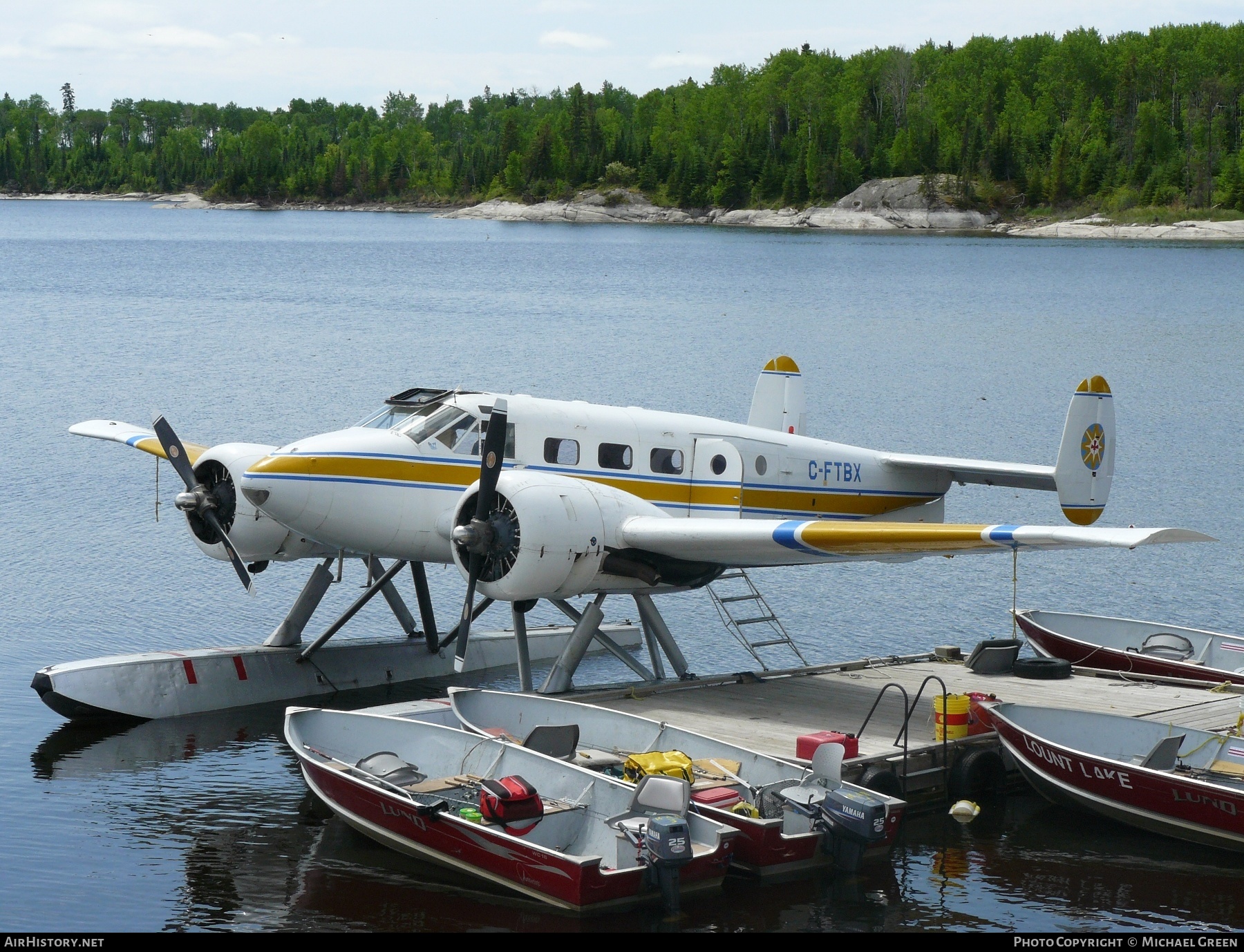 Aircraft Photo of C-FTBX | Beech D18S | Kenora Air Service | AirHistory.net #395138