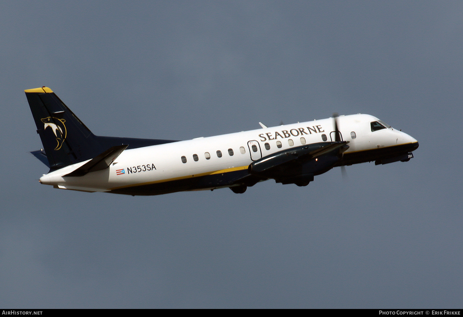 Aircraft Photo of N353SA | Saab 340B | Seaborne Airlines | AirHistory.net #395156