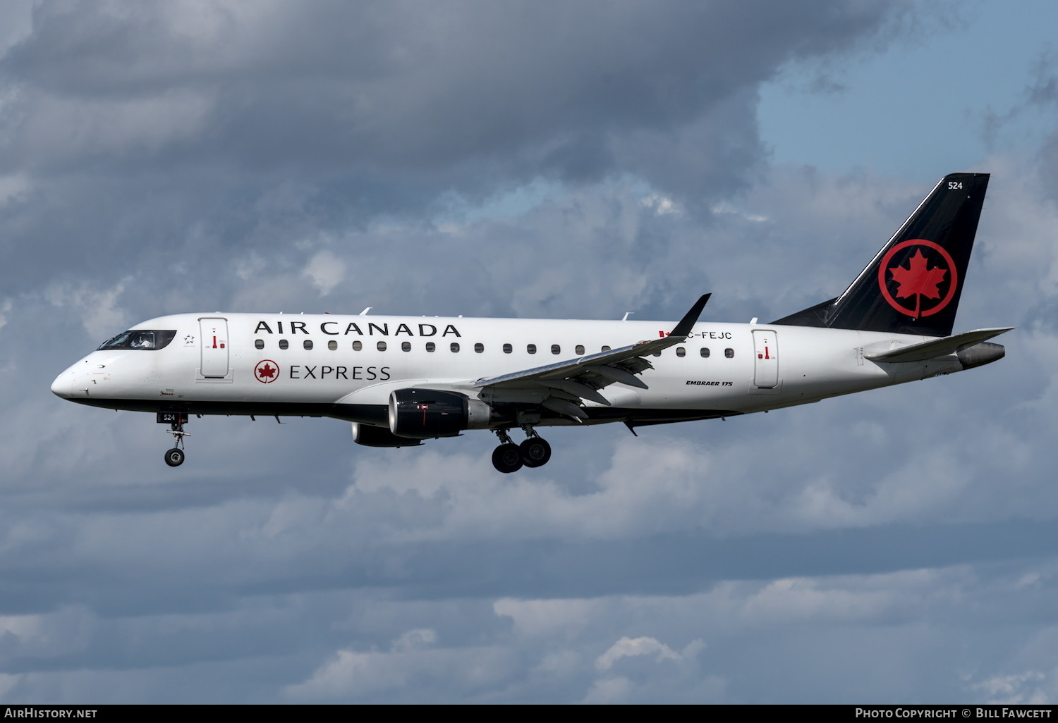 Aircraft Photo of C-FEJC | Embraer 175SU (ERJ-170-200SU) | Air Canada Express | AirHistory.net #395180