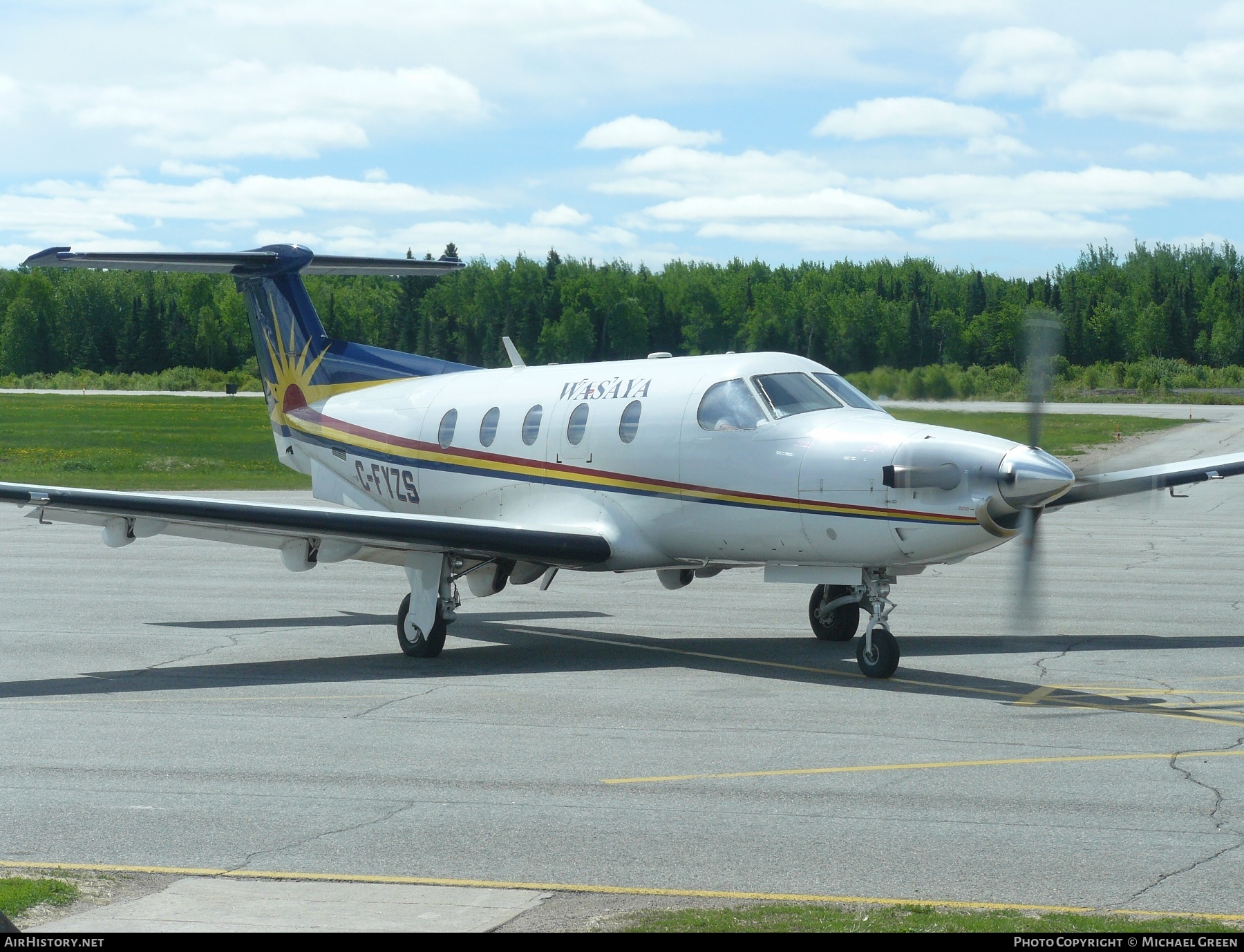 Aircraft Photo of C-FYZS | Pilatus PC-12/45 | Wasaya Airways | AirHistory.net #395224