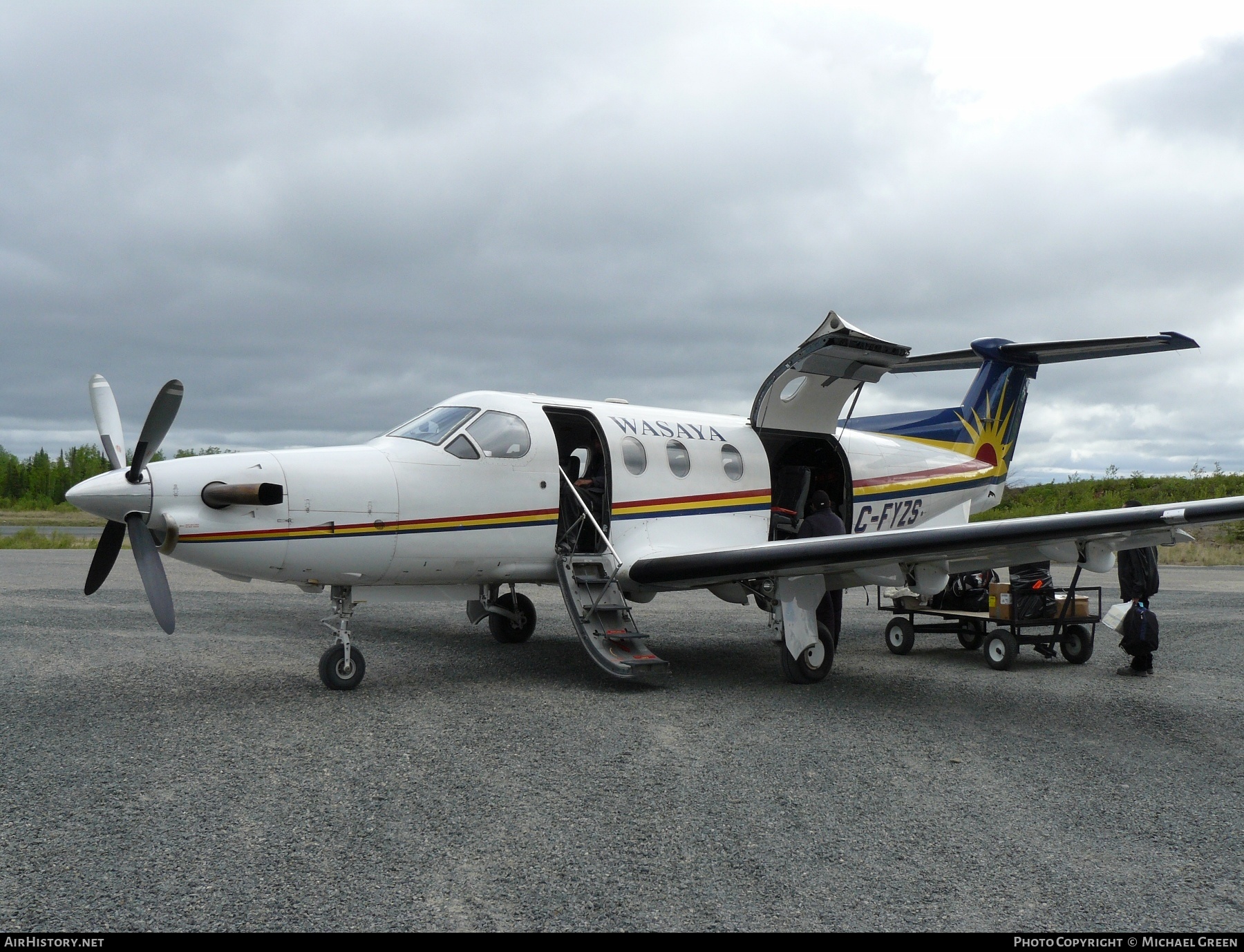 Aircraft Photo of C-FYZS | Pilatus PC-12/45 | Wasaya Airways | AirHistory.net #395226