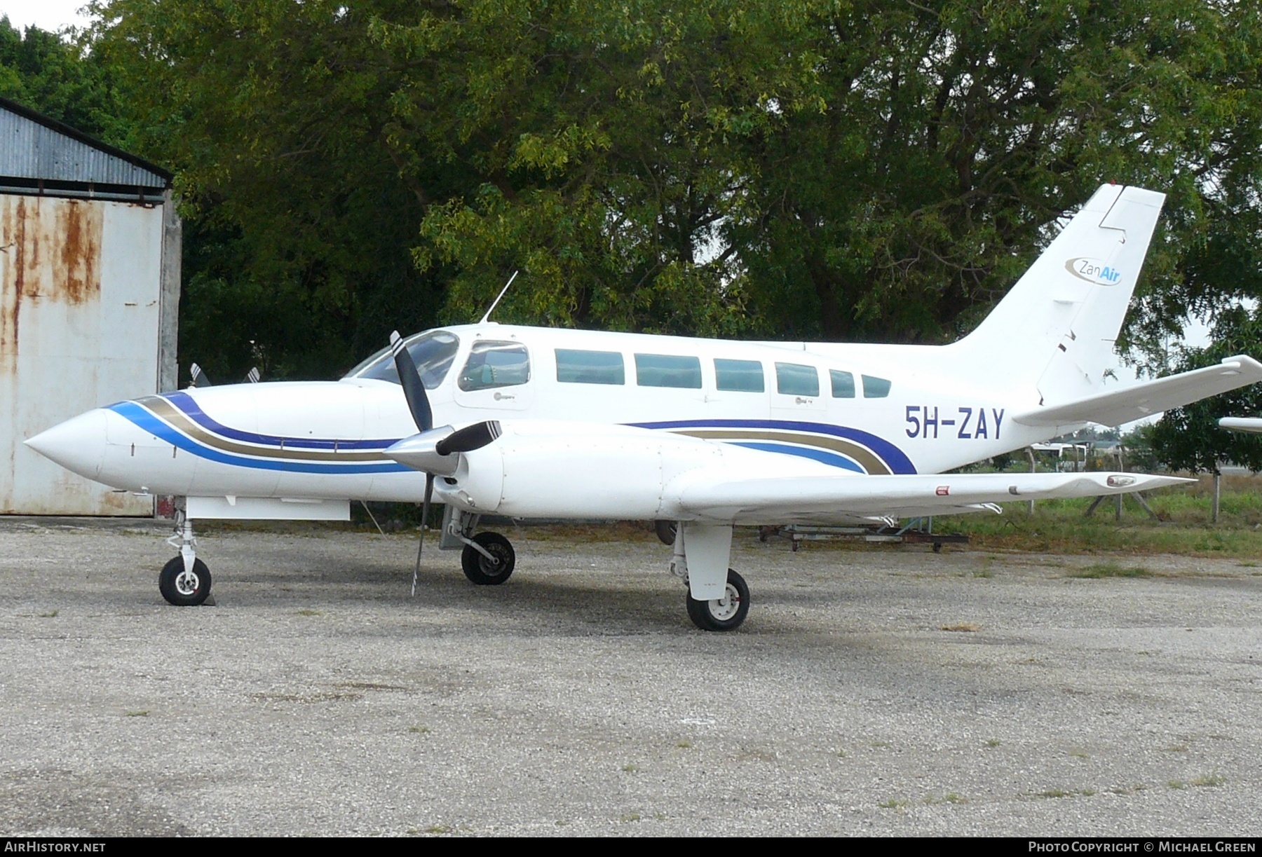 Aircraft Photo of 5H-ZAY | Cessna 404 Titan | ZanAir | AirHistory.net #395262