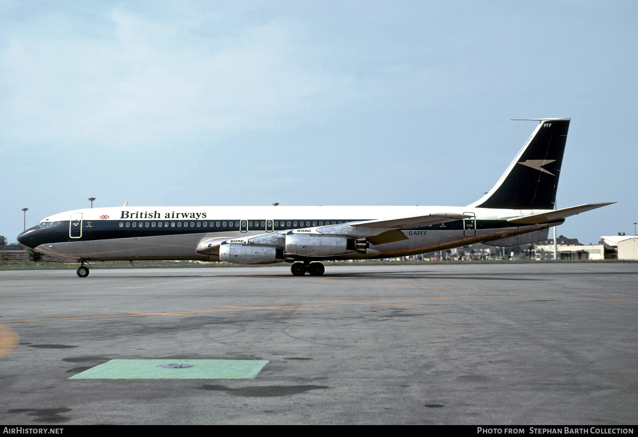 Aircraft Photo of G-APFF | Boeing 707-436 | British Airways | AirHistory.net #395294