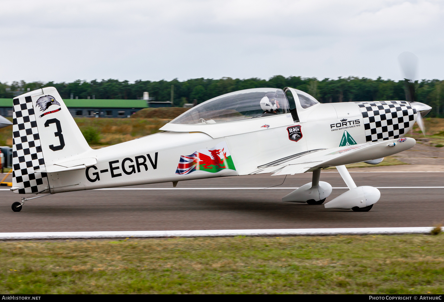 Aircraft Photo of G-EGRV | Van's RV-8 | Team Raven | AirHistory.net #395322