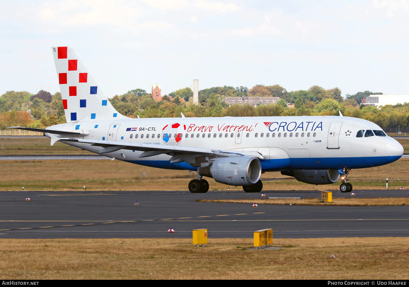 Aircraft Photo of 9A-CTL | Airbus A319-112 | Croatia Airlines | AirHistory.net #395351