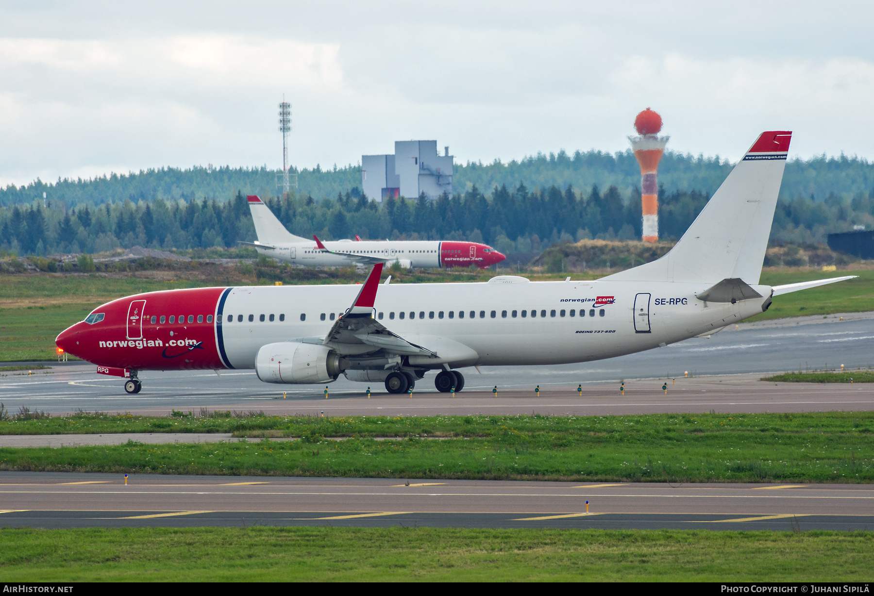 Aircraft Photo of SE-RPG | Boeing 737-8JP | Norwegian | AirHistory.net #395359