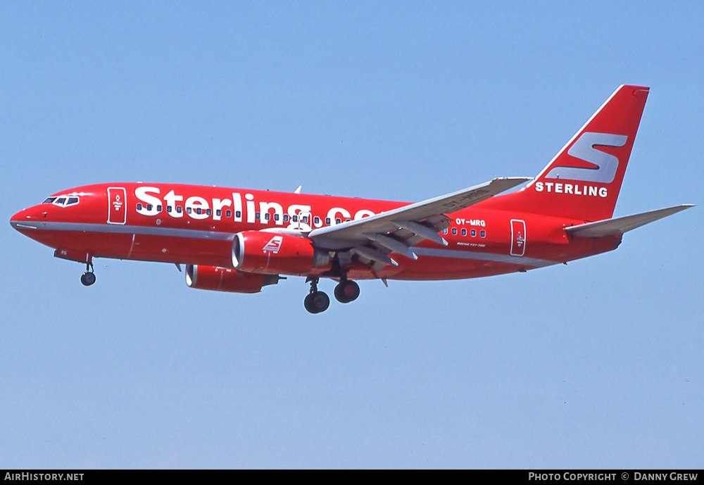 Aircraft Photo of OY-MRG | Boeing 737-7L9 | Sterling Airlines | AirHistory.net #395390