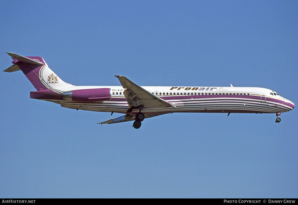Aircraft Photo of EC-KJI | McDonnell Douglas MD-87 (DC-9-87) | Pronair Airlines | AirHistory.net #395392