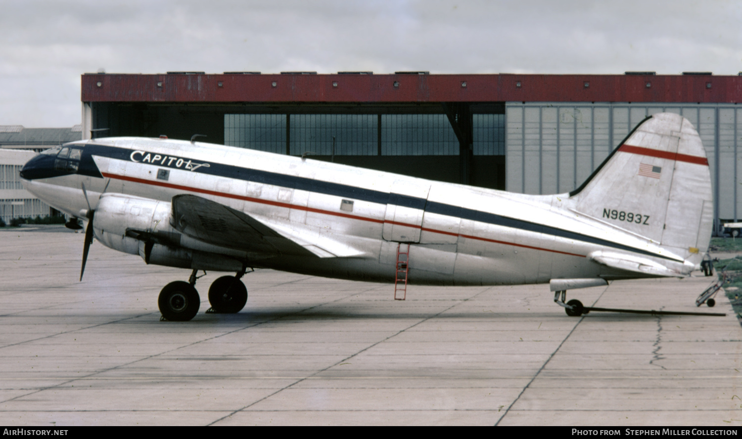 Aircraft Photo of N9893Z | Curtiss C-46D Commando | Capitol Airways | AirHistory.net #395420