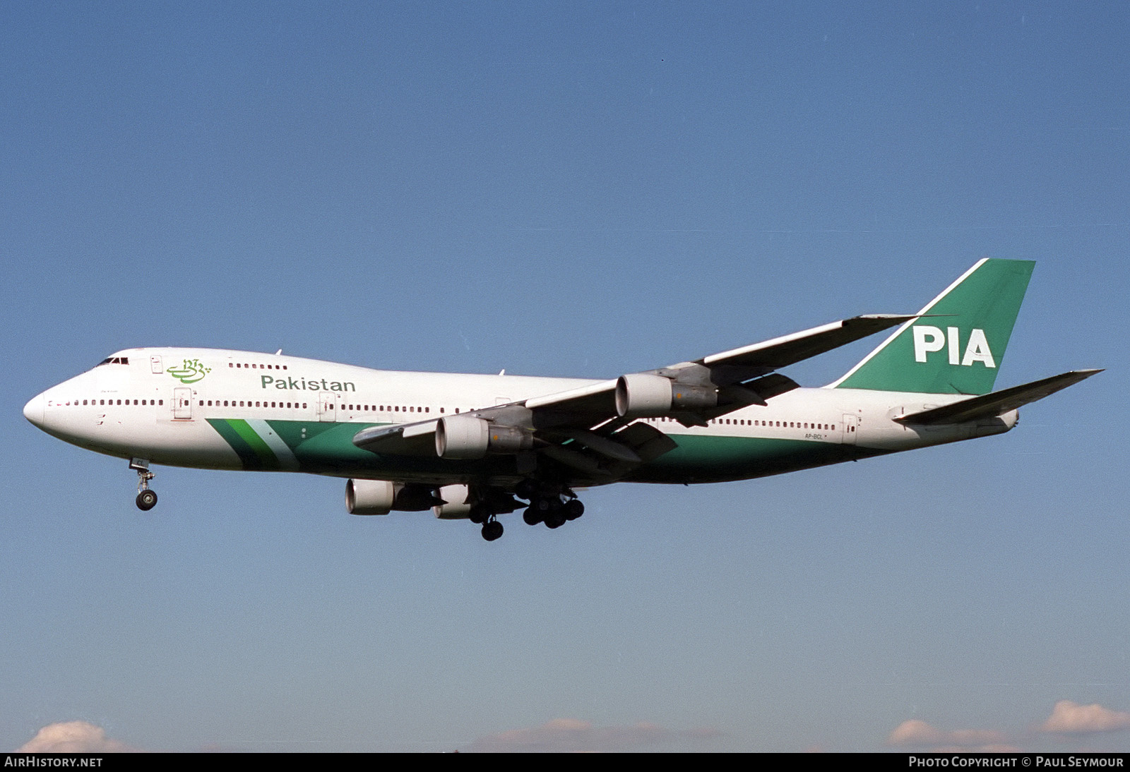 Aircraft Photo of AP-BCL | Boeing 747-217B | Pakistan International Airlines - PIA | AirHistory.net #395438