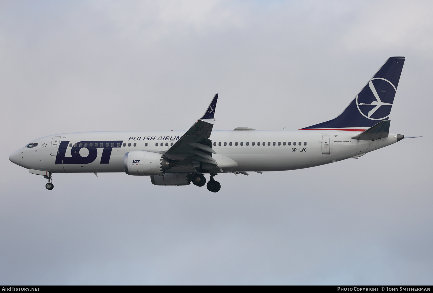 Aircraft Photo of SP-LVC | Boeing 737-8 Max 8 | LOT Polish Airlines - Polskie Linie Lotnicze | AirHistory.net #395453
