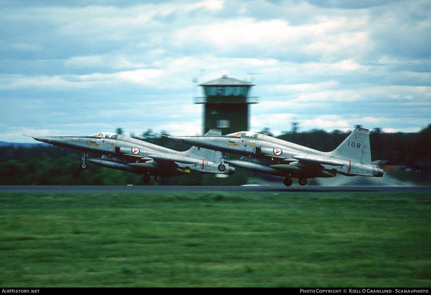 Aircraft Photo of 108 | Northrop RF-5A(G) Freedom Fighter | Norway - Air Force | AirHistory.net #395473