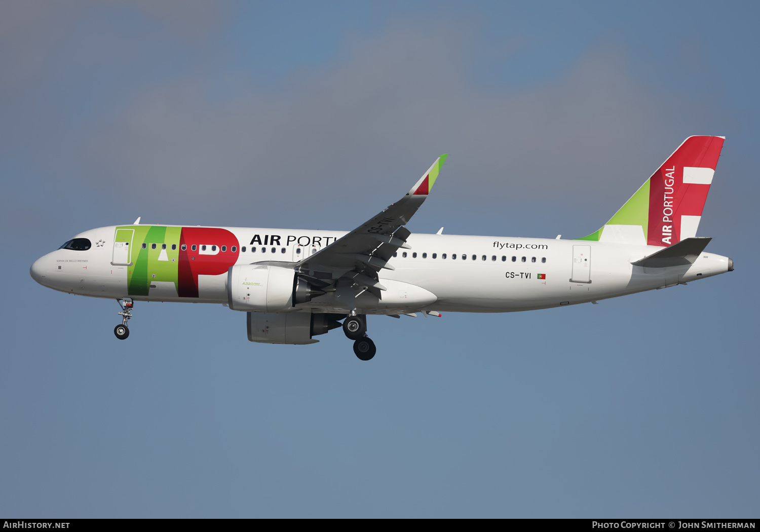 Aircraft Photo of CS-TVI | Airbus A320-251N | TAP Air Portugal | AirHistory.net #395487