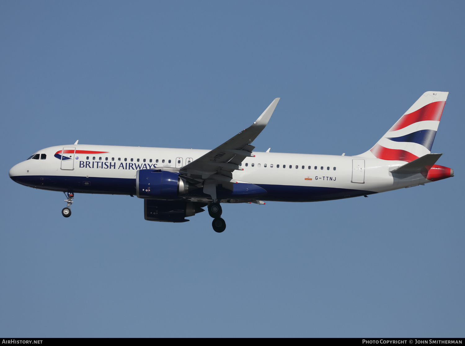 Aircraft Photo of G-TTNJ | Airbus A320-251N | British Airways | AirHistory.net #395504