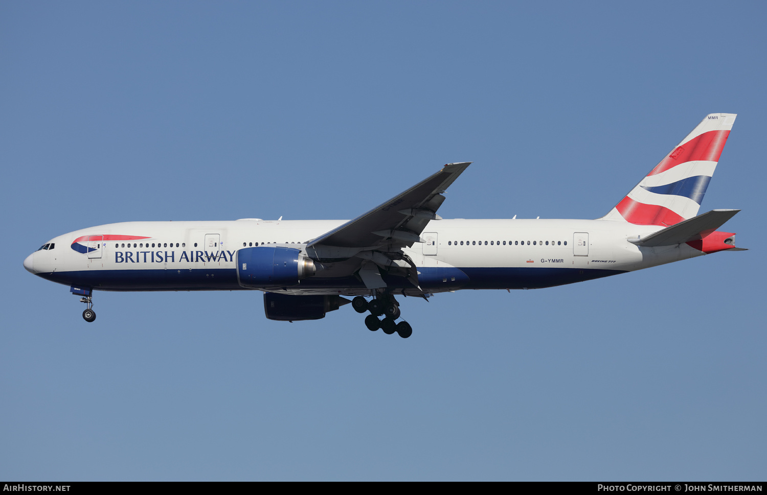 Aircraft Photo of G-YMMR | Boeing 777-236/ER | British Airways | AirHistory.net #395512