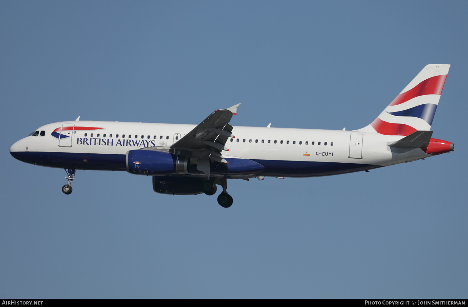 Aircraft Photo of G-EUYI | Airbus A320-232 | British Airways | AirHistory.net #395518