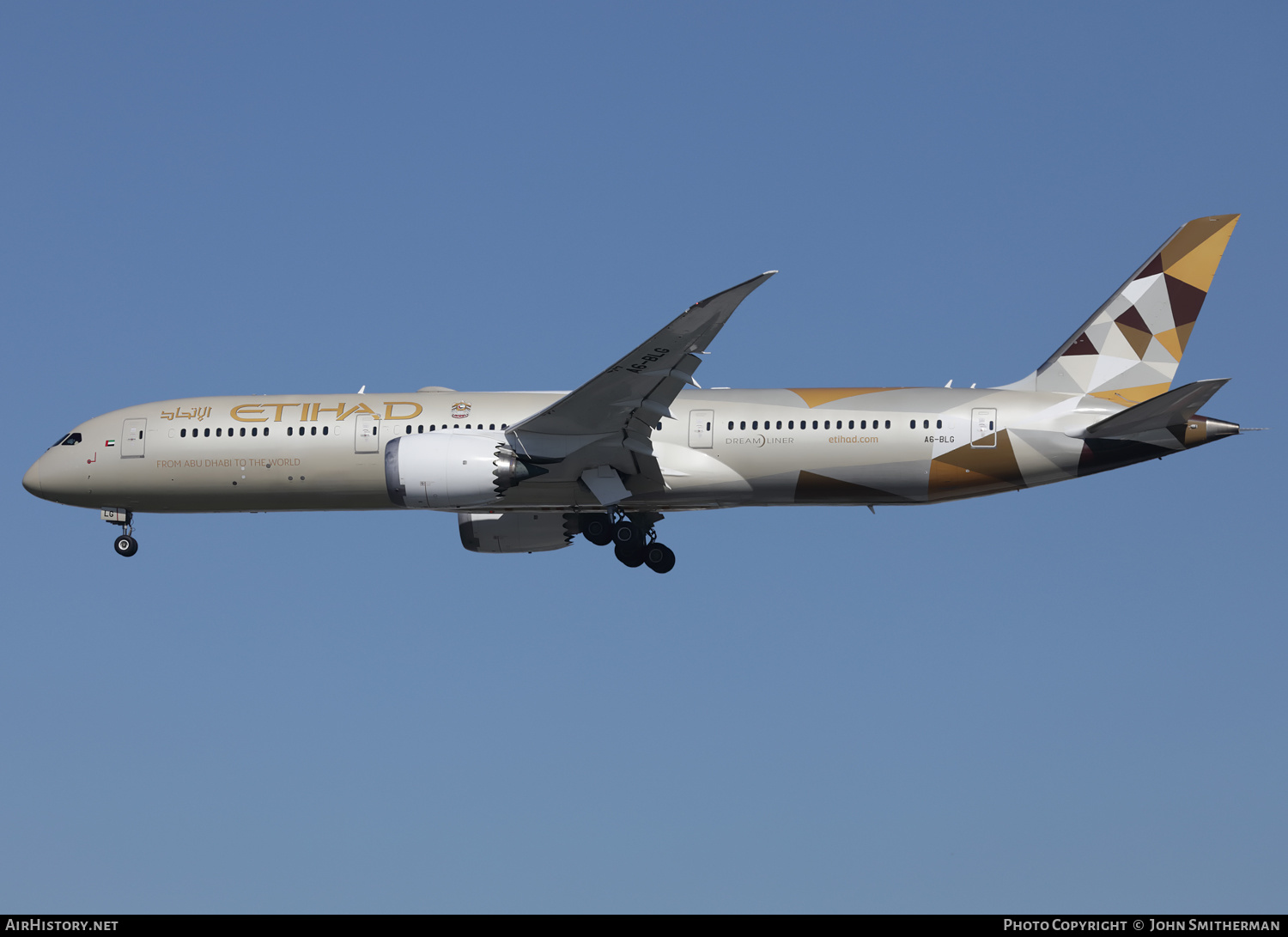 Aircraft Photo of A6-BLG | Boeing 787-9 Dreamliner | Etihad Airways | AirHistory.net #395521