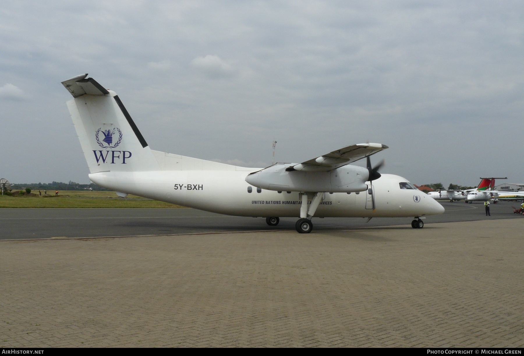 Aircraft Photo of 5Y-BXH | De Havilland Canada DHC-8-102 Dash 8 | United Nations Humanitarian Air Service | AirHistory.net #395543