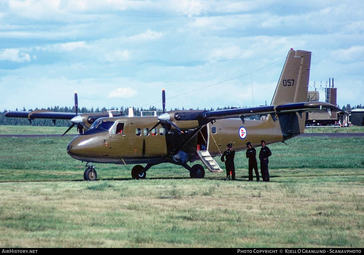 Aircraft Photo of 057 | De Havilland Canada DHC-6-100 Twin Otter | Norway - Air Force | AirHistory.net #395552
