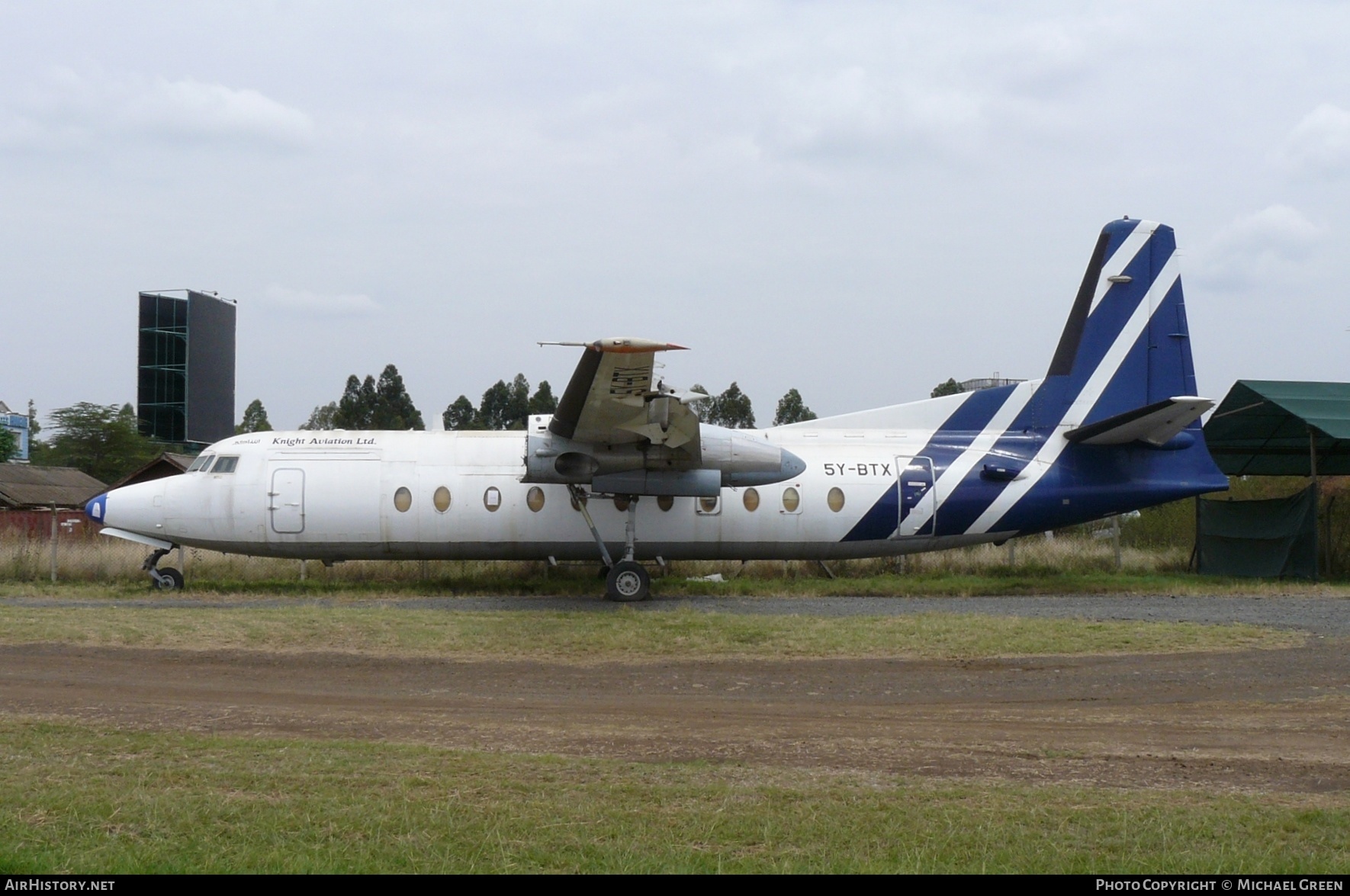 Aircraft Photo of 5Y-BTX | Fokker F27-500/RF Friendship | Knight Aviation | AirHistory.net #395569