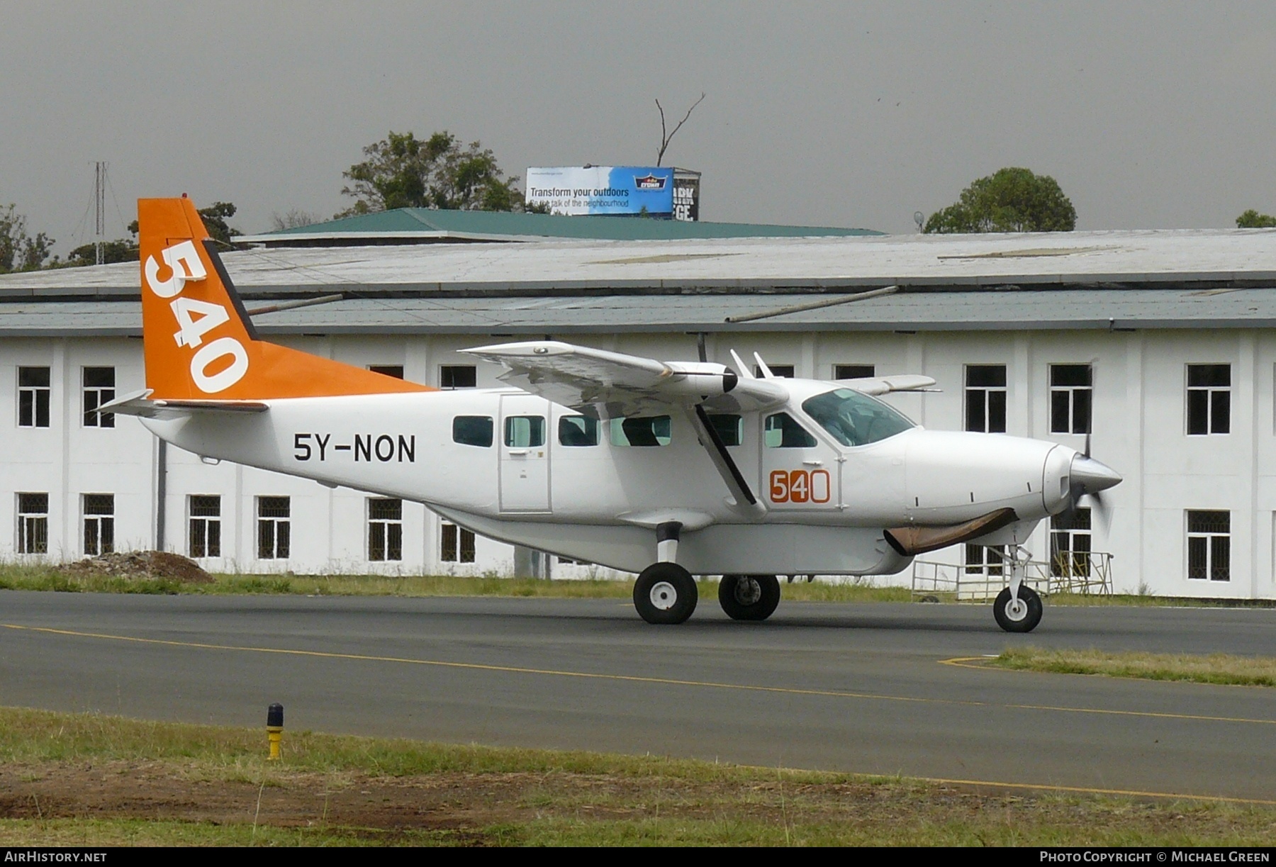 Aircraft Photo of 5Y-NON | Cessna 208 Caravan I | Fly540 | AirHistory.net #395582