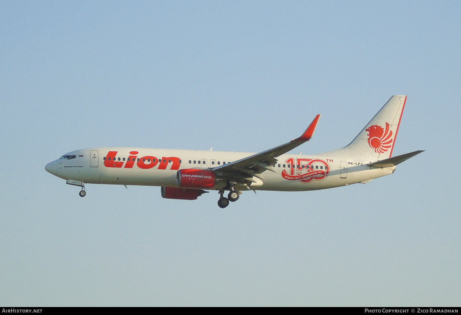 Aircraft Photo of PK-LPJ | Boeing 737-8GP | Lion Airlines | AirHistory.net #395604