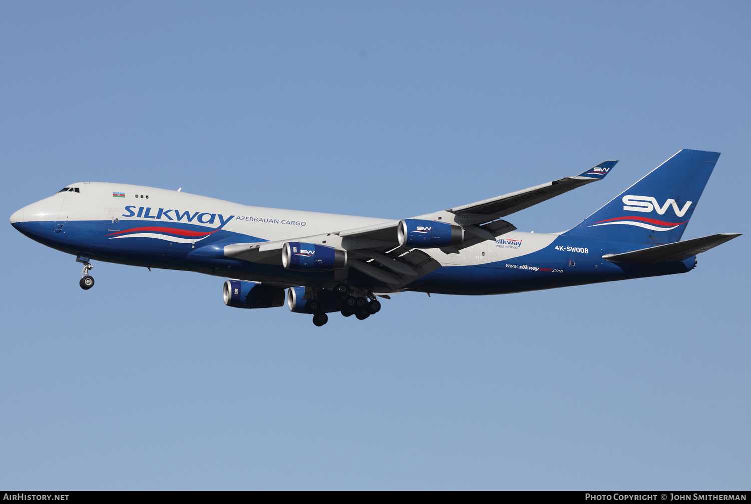 Aircraft Photo of 4K-SW008 | Boeing 747-4R7F/SCD | SilkWay Azerbaijan Cargo | AirHistory.net #395614