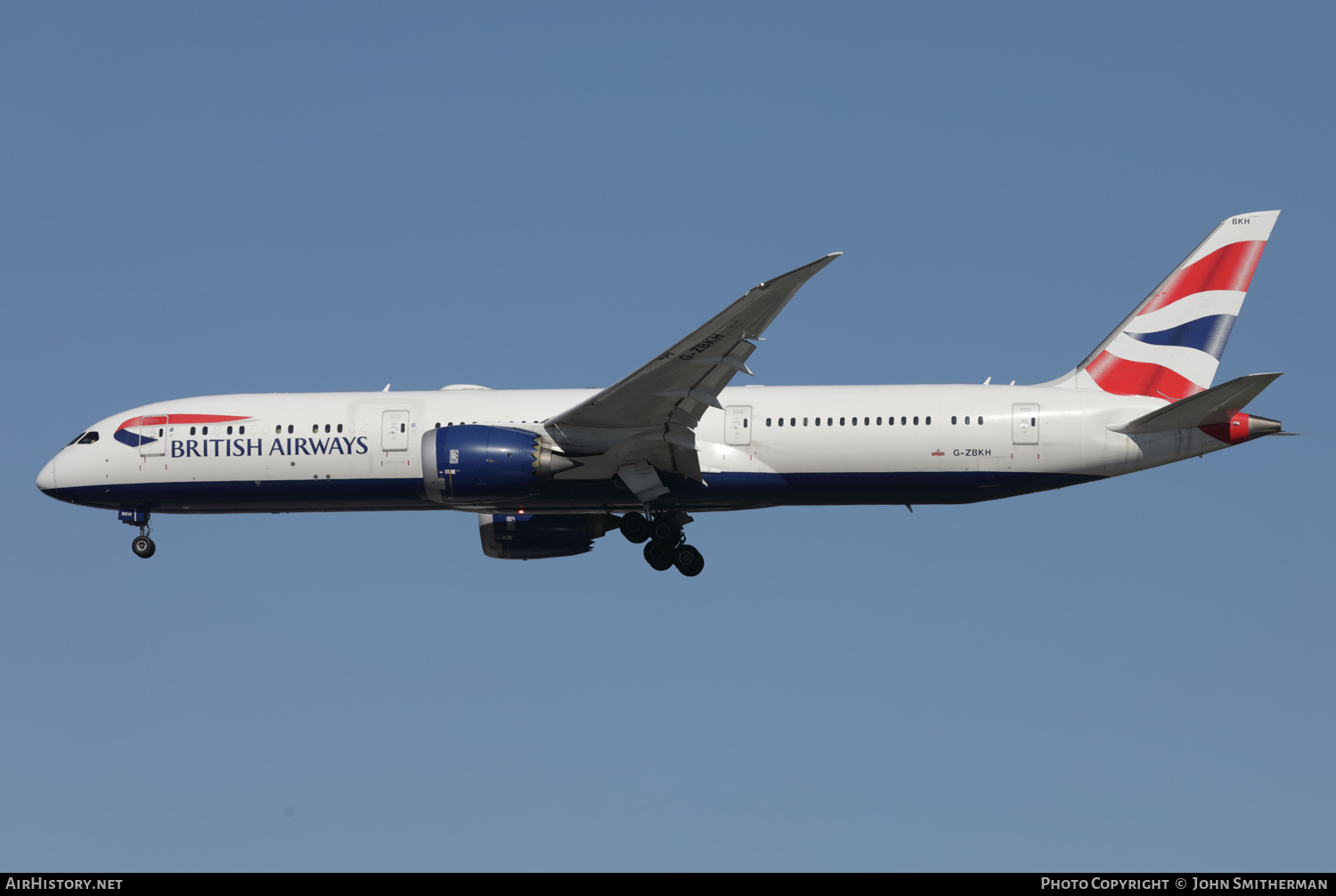 Aircraft Photo of G-ZBKH | Boeing 787-9 Dreamliner | British Airways | AirHistory.net #395618